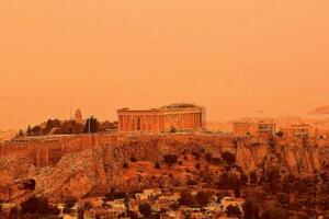 AFRIČKA PRAŠINA PARALISALA ATINU: Neverovatno kako izgleda glavni grad Grčke (FOTO)