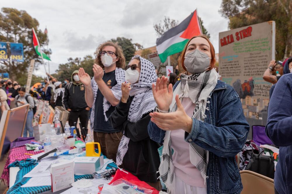 protesti, Gaza, studenti, Kalifornija, UCLA, Los Anđeles