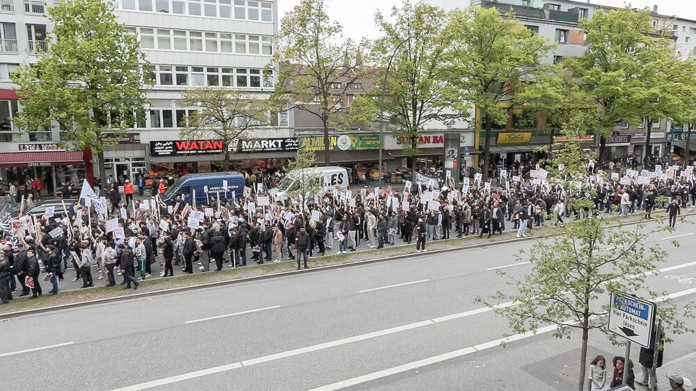 Hamburs, Nemačka, protesti