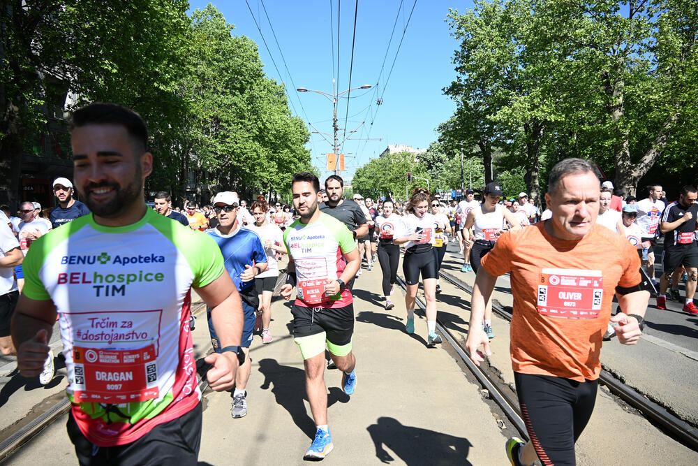 BELhospice završio još jednu trku na Beogradskom maratonu za podršku onkološkim pacijentima