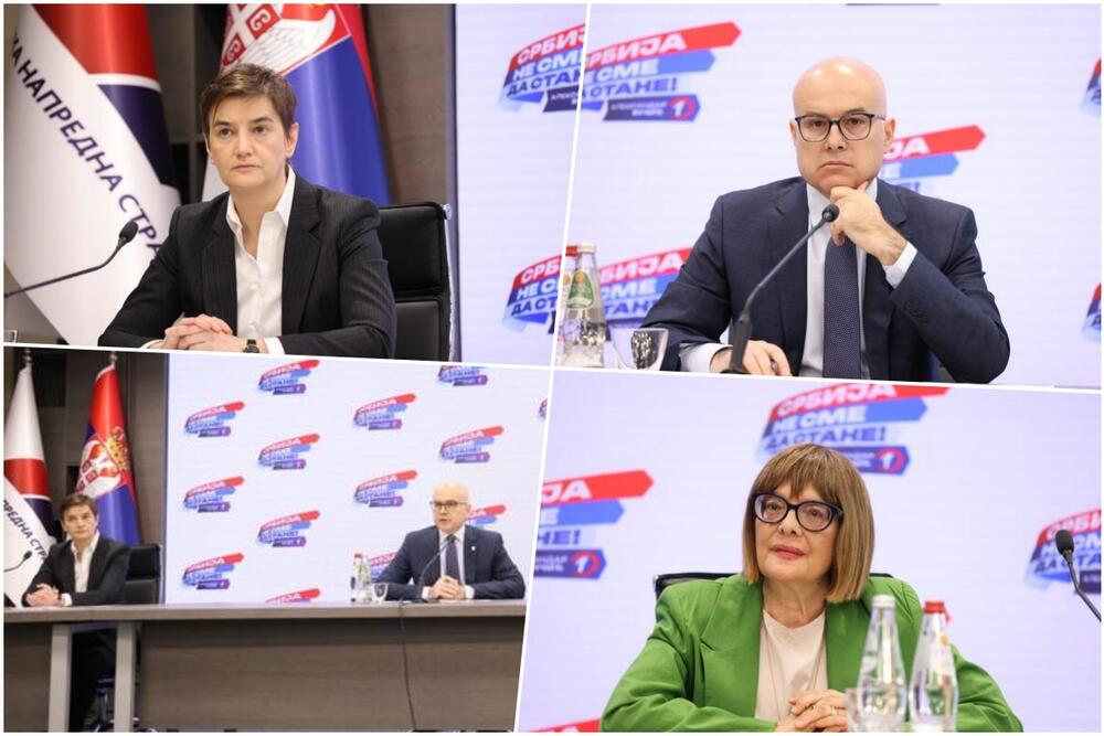 Miloš Vučević, SNS, sednica SNS, Ana Brnabić, Maja Gojković