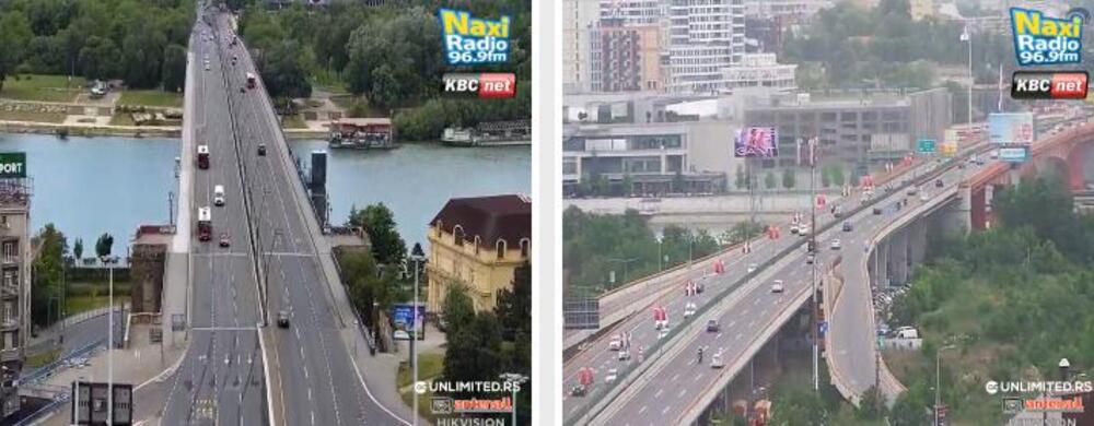 SLIKA ZA NEVERICU, ČAK JE I PANČEVAC PRAZAN! Na Brankovom mostu nigde žive duše! Ovako izgleda praznik u Beogradu (FOTO)