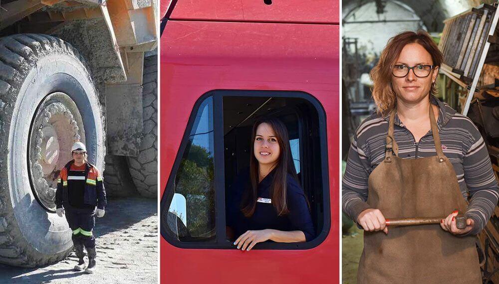 3 ŽENE PRKOSE PREDRASUDAMA: Ivana vozi damper, Marija lokomotivu, a Andrea kuje vrelo gvožđe (FOTO)