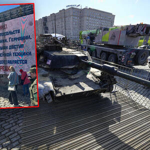 HIT SCENA U MOSKVI: Rusi izložili vojnu opremu zarobljenu u Ukrajini, a