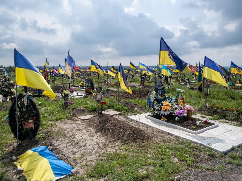 Ukrajina, groblje, Dnjepar
