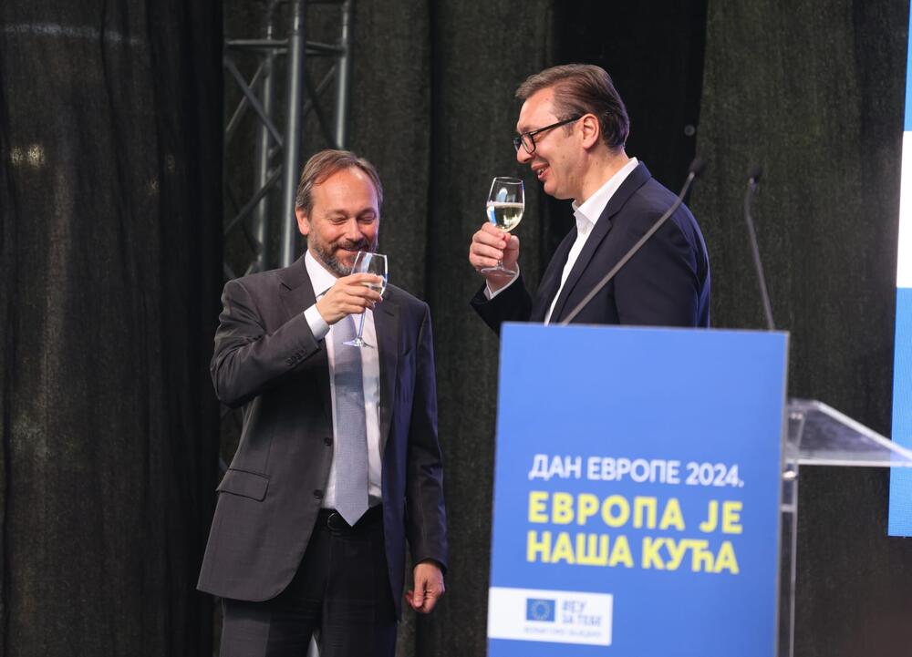 Aleksandar Vučić, Dan Evrope u Botaničkoj bašti, Dan Evrope, Botanička Bašta