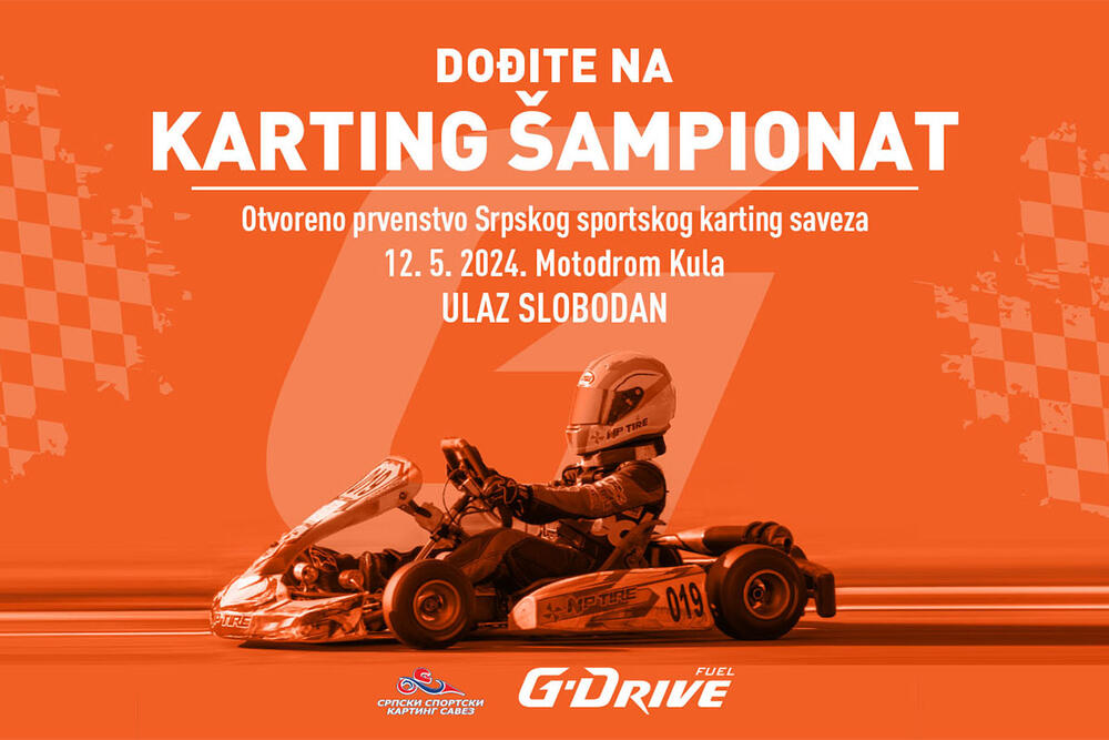 DOŽIVITE G-DRIVE #TAKOMOĆNO KARTING ISKUSTVO: Čekamo te na drugoj trci karting šampionata!
