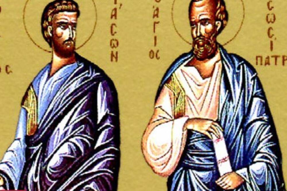 DANAS OBELEŽAVAMO DAN POSVEĆEN SVETIM APOSTOLIMA JASONU I SOSIPATRU: Mučeni i ubijeni zbog vere u Hrista