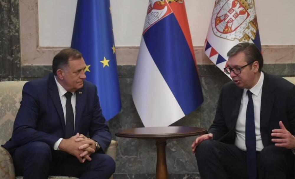 VUČIĆ RAZGOVARAO SA DODIKOM: Srbija i Republika Srpska će se 23. maja zajednički boriti za istinu i ponos srpskog naroda (FOTO)