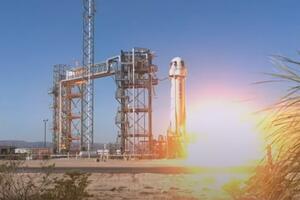 TURISTI PONOVO U SVEMIRU: Raketom Džefa Bezosa stiglo do ivice svemira, diživeli bestežinsko stanje (VIDEO)