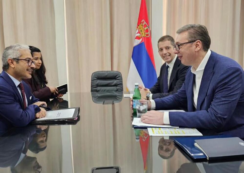&quot;USVAJANJE REZOLUCIJE DOVELO BI DO NOVIH TENZIJA&quot; Vučić se sastao sa stalnim predstavnikom Emirata u UN