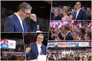 "USPELI SMO DA SVOJ OBRAZ NE UKALJAMO" Vučić: Narod je tu da ga slušaš, ulagaćemo stotine miliona evra i ovde u Čačak (FOTO)
