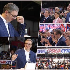 "USPELI SMO DA SVOJ OBRAZ NE UKALJAMO" Vučić: Narod je tu da ga slušaš,