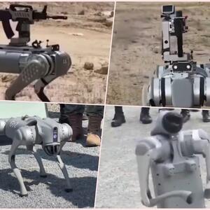 OVO JE NAJNOVIJE ORUŽJE KINESKE ARMIJE: Psi roboti s ugrađenim automatskim