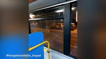 Pucano na gradski autobus na Novom Beogradu