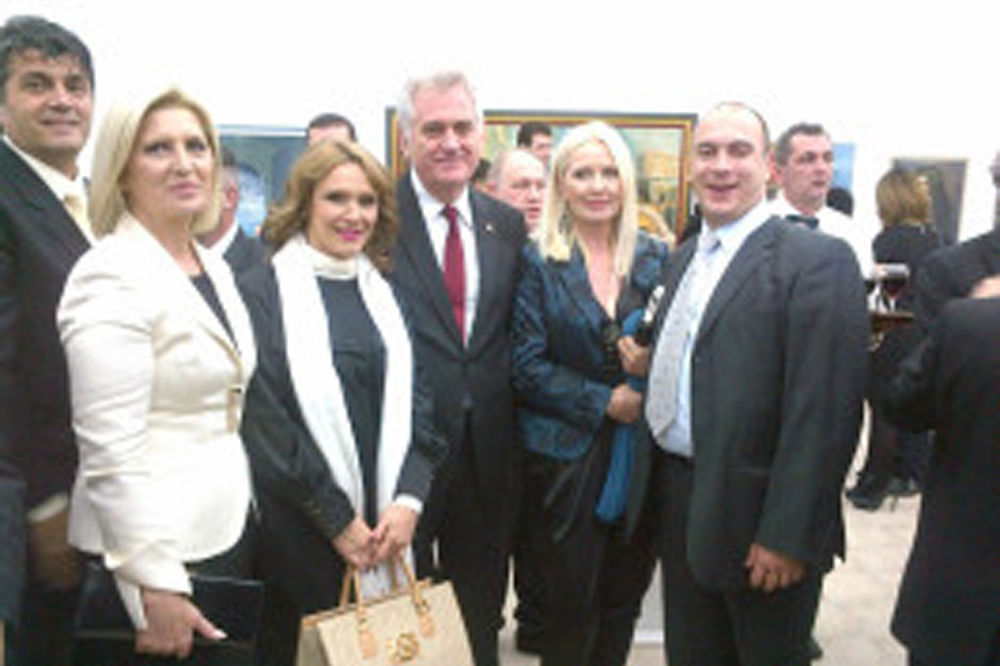 Suzana Šuvaković Savić sa predsednikom Nikolićem i njegovom suprugom Dragicom