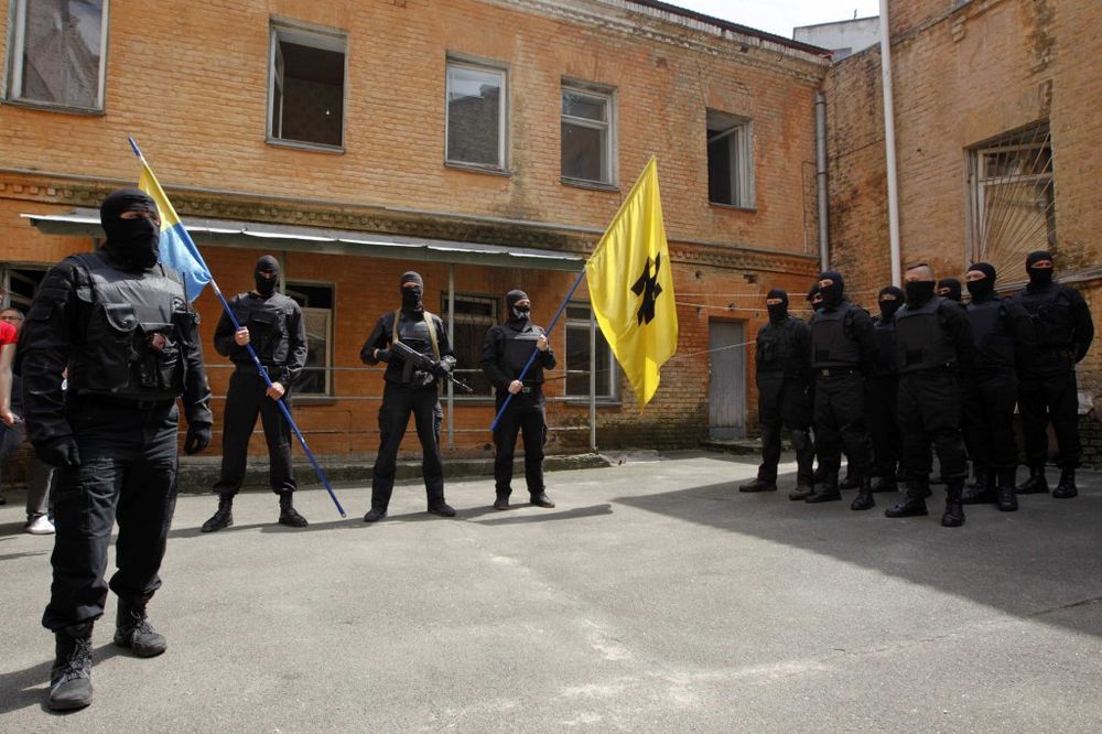 Ilustracija Pripadnici privatnog ukrajinskog bataljona Azov Foto Reuters