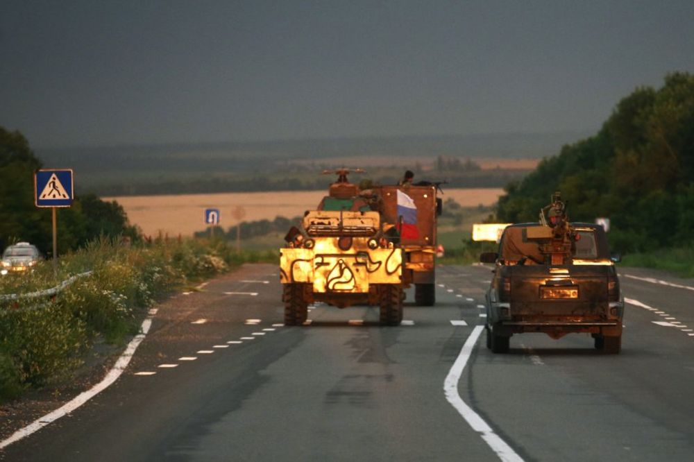 Pripadnici samoodbrane odlaze u Donjeck, Foto Reuters
