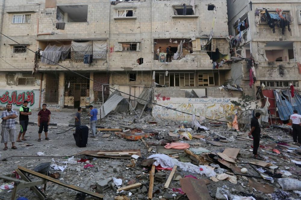 Ruševine u Gaza Sitiju, Foto AP