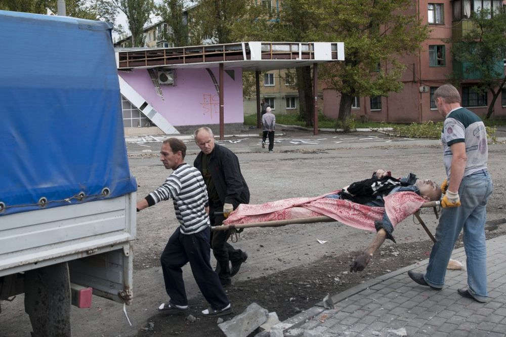 Pet civila poginulo je u Makejevki, Foto AP