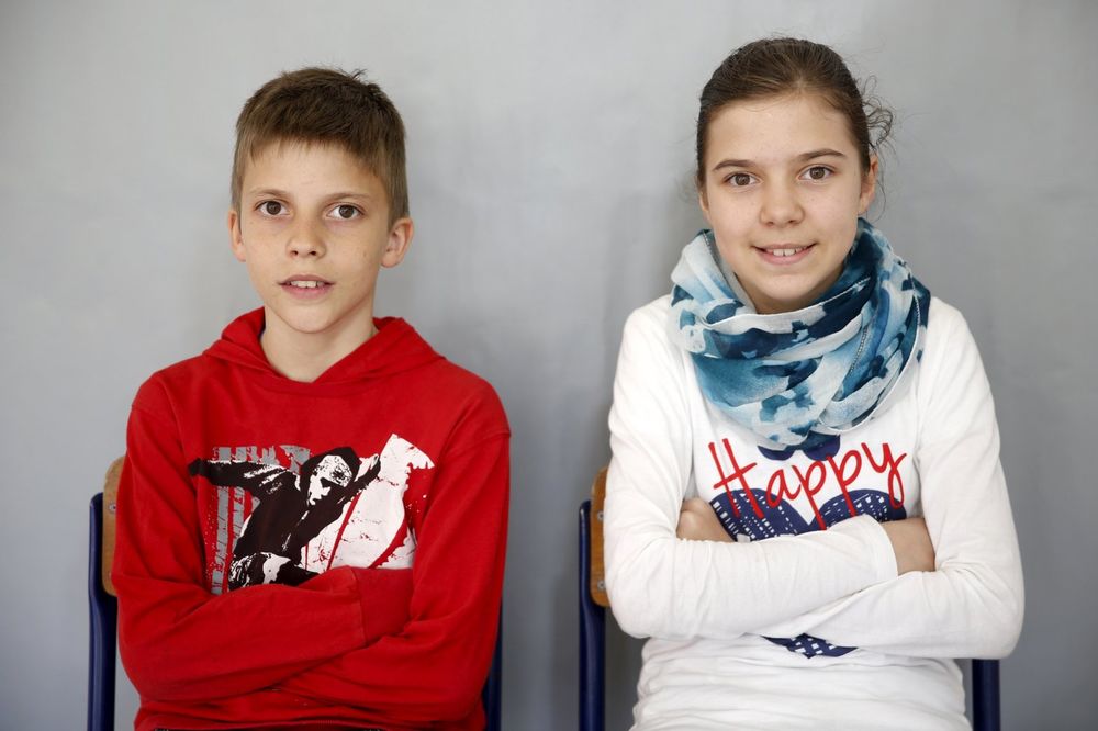 Almina (desno) i Almin Duranović (Foto: Reuters)